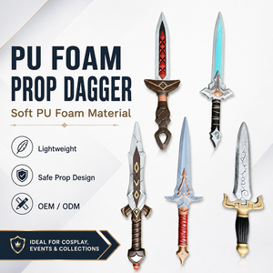 Espada de Espuma Elite - Material Duradero, Patrones Intrincados, Juego de Espadas de Juguete con Temática de Halloween, 14+, Unisex, para Cosplay y Uso en Escenario - Product Image 1