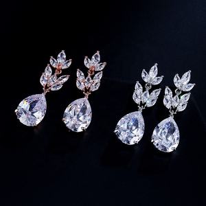 ต่างหูหินคริสตัลใหม่ AAA CZ EP012 rakol 2025 - Product Image 2