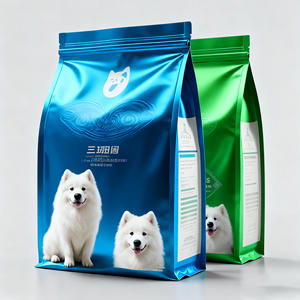 Üretici özel kuru evcil hayvan maması torba düz alt köpek bakımı gıda depolama kilitli ambalaj - Product Image 5