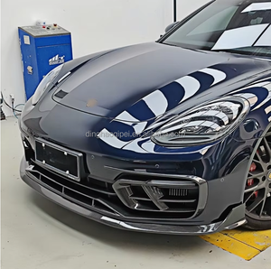 ชุดแต่งกันชนหน้าคาร์บอนไฟเบอร์แห้งสไตล์ Paktech-z สำหรับ Porsche <span class=keywords><strong>Panamera</strong></span> 971.2 <span class=keywords><strong>GTS</strong></span> ปี 2021-2023 - Product Image 3