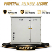 Transformateur triphasé sur socle Pearl Electric 7500 kVA 10 kV pour centrale photovoltaïque