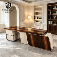Ensemble de meubles de bureau en forme de L moderne, design de table de direction, bureau de PDG de haute technologie, mobilier de bureau pour la décoration