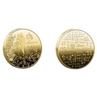 Pièces de monnaie commémoratives personnalisées en métal double face pour mariage, cadeau pour invités, idéales pour les fêtes