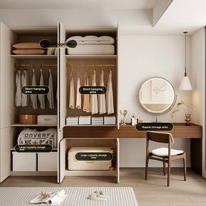 Personnalisation Armoire simple avec coiffeuse Armoire globale <span class=keywords><strong>Maison</strong></span> Nouvelle Chinoiserie Cuisine française Buffet de chambre à coucher - Product Image 4