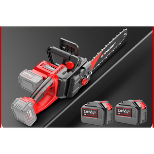 Motosega a Batteria da 16 Pollici Senza Spazzole, Utensile Portatile Ricaricabile con Batteria al Litio per Uso Industriale e Fai-da-Te, Potatura Legna e Taglio Tronchi - Product Image 3