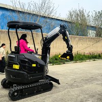 Mini-excavatrice sur chenilles 3,5 tonnes EPA avec moteur, pompe hydraulique et moteur électrique pour usage agricole, livraison gratuite