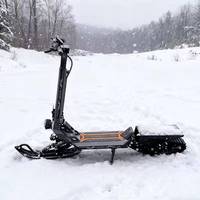 Scooter électrique 3 en 1, motoneige, motoneige à chenilles, scooter traîné, moteur sans balais 48V 1200W, batterie au lithium longue durée