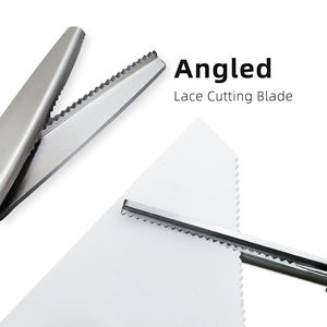 Ciseaux Zig Zag élégants pour perruque de dentelle et artisanat coupe papier cisaillement tailleur Zigzag coupe dentelle ciseaux - Product Image 3