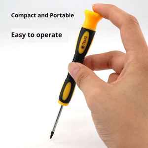Destornillador <span class=keywords><strong>Torx</strong></span> Hexagonal con Forma de Flor de Ciruelo, Acabado Cromado, Mango de Plástico, Punta Magnética, Herramienta de Reparación de Consolas de Juegos - Product Image 5