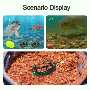 JSFUN Set di Attrezzatura da Pesca alla Carpa con Feeder e Stampo, 30G 40G 50G 60G 70G 80G 90G 100G - Product Image 6