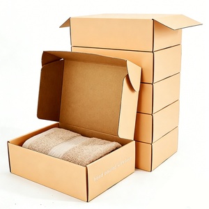Eco-friendly Corrugated Mailing Box Paper Cardboard Box Airplane Box Easy Self-locking Folding Box Lower Cost Package - Product Image 1