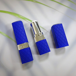 Wholesale Fashion Design Rhombic Grid Square Lipstick Custom Color ABS Lipstick Container Tube Packaging Case - Product Image 5