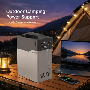 แบตเตอรี่สำรองพกพาสำหรับใช้งานกลางแจ้ง 220V 300W กระแสไฟสูง พร้อมระบบ MPPT คลื่นไซน์บริสุทธิ์ สำหรับการเดินทางด้วยรถยนต์ แคมป์ปิ้ง 300W-1000WH 300W- - Product Image 5