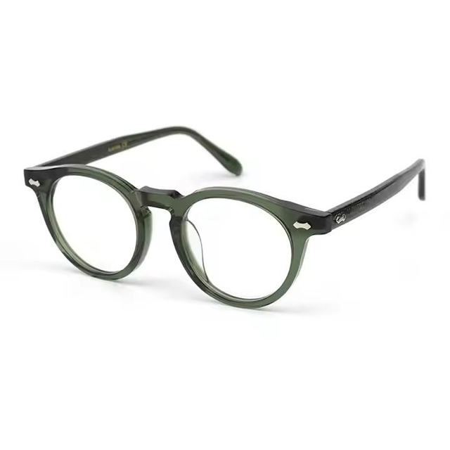 Manufacturer Wholesale Classic Optical Vintage Eyeglasses Frame Acetate Reading Glasses for Men Women Diamond Face Shape Match