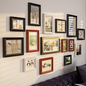 15 Pcs Solid Wood Family Picture <strong>Photo</strong> <strong>Frame</strong> <strong>Set</strong> for Home Wall Decor - Product Image 2