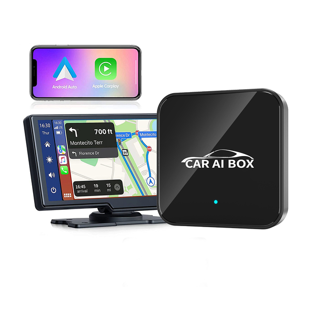 3 in 1 Carplay Ai Box Android Auto Wireless Carplay Adapter Carplay Car Multimedia Player Auto Connect Support YouTube Netflix