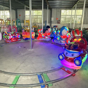 Trenino Elettrico per Bambini <span class=keywords><strong>da</strong></span> Esterno, Nuovo Gioco per Parchi Divertimento, Mini Treno su Binari per Bambini - Product Image 3