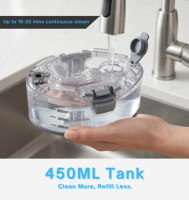 Nettoyeur Vapeur Électrique COMPASS 1200W avec Écran LED, Réservoir d'Eau 400ml, Temps de Chauffage 15s, Vapeur Puissante, Portable et Haute Performance