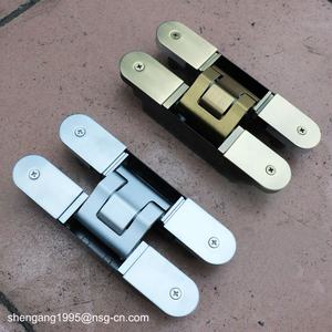 Puertas francesas con bisagras completamente ocultas ajustables 3D modernas que abren 180 grados - Product Image 3