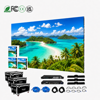 Mur LED d'intérieur P3.91 haute luminosité 500x1000mm, panneau d'affichage de location à raccordement sans soudure, écran vidéo durable pour festival