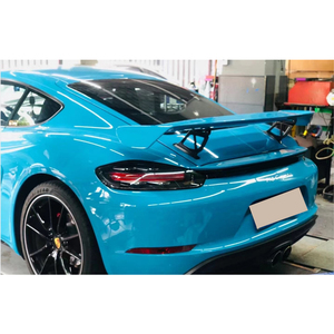 Nouveau Spoiler <span class=keywords><strong>GT4</strong></span> en Fibre de Carbone Sec de Haute Qualité Tegarry pour <span class=keywords><strong>Porsche</strong></span> 718 (Compatible avec les modèles 2017 et plus) JHBSJ091 - Product Image 2