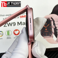Montre Connectée ZW9 MAX 2025 Fitcloud Pro, Reloj Inteligente Ultra Fine 9MM 1.95'', Sport et Fitness pour Hommes et Femmes