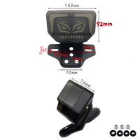 Accessoires de moto CG125, feu arrière à LED modifié avec clignotants