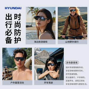 Lunettes intelligentes Hyundai Hy G13 Bluetooth avec traduction en temps réel pour le cyclisme et l'extérieur - Product Image 4