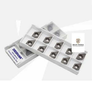 Inserções de metal cerâmico para torneamento de metal de carboneto CNC DCMT11T304-MT LF90 DESKAR