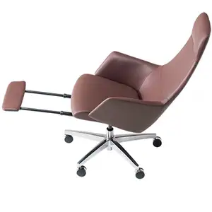 Ergonomischer Home-Office-Liegestuhl aus Leder für Büro-und Home-Office-Möbel