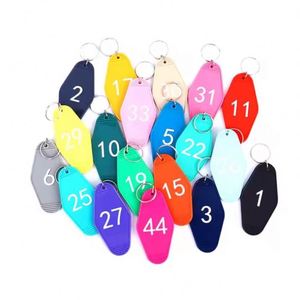 Bcoe Wholesale <b>Custom</b> Logo Motel <b>Keychains</b> Vintage Motel Rooms Hotel <b>Keychains</b> - Product Image 5