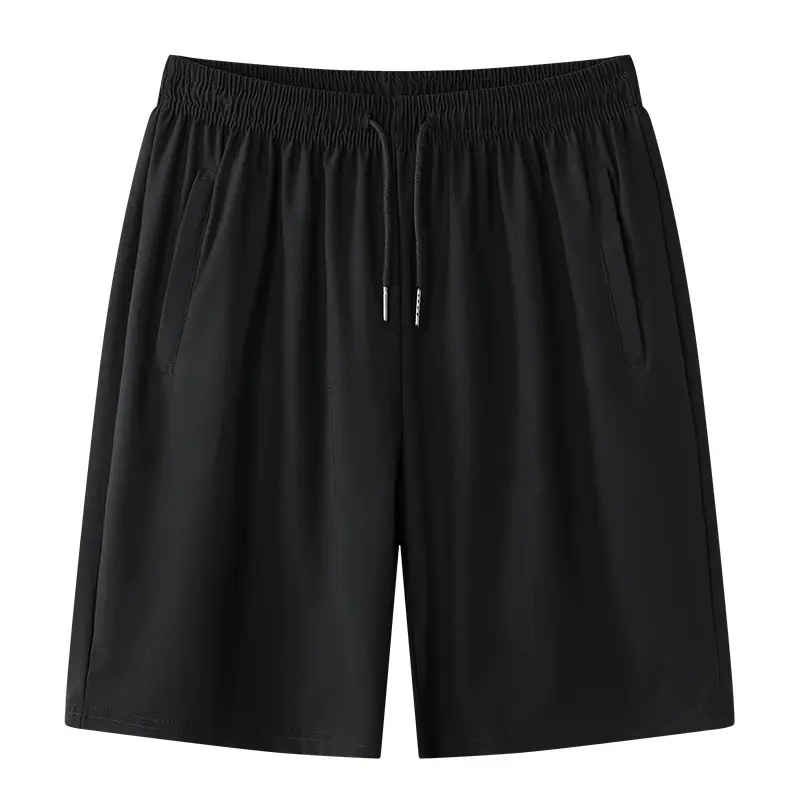 Group Purchase Wholesale Summer Green Middle-Aged Men's Thin Ice Silk Shorts Casual Speed Dry Five Minutes Pants