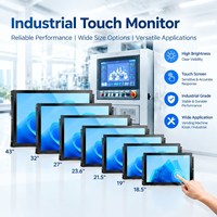 Ordinateur embarqué sans ventilateur étanche IP65, écran tactile industriel, PC 10,4-21,5 pouces, 350-500 nits, Intel Core I3/i5/i7