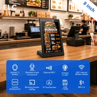Tablet Android de Escritorio en Forma de L con Pantalla Táctil Capacitiva para Evaluación de Clientes Pedidos en Restaurantes y Bancos con RJ45 NFC y TPV