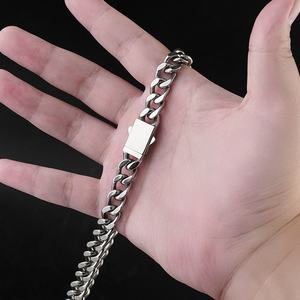 ผู้ผลิตเครื่องประดับ OEM สร้อยคิวบาลิงค์ ฮิปฮอป ขายส่ง สร้อยคิวบาลิงค์สแตนเลสสำหรับผู้ชาย สร้อยคอคิวบาลิงค์ - Product Image 5