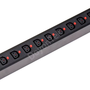 Centro DE DATOS vertical 0U Rack anticaída PDU 12 salidas Enchufe múltiple 250V 32A 8kw bloqueado IEC C13 C19 - Product Image 3