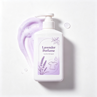 Détergent à lessive au parfum naturel de lavande, parfum longue durée, élimination des taches tenaces, liquide de nettoyage des vêtements