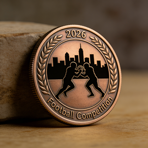 Moneta da Collezione di Alta Qualità, Placcata in Oro Lucido, Moneta Sportiva Portafortuna in Metallo con Logo in Rilievo, Collezioni di Monete da Calcio - Product Image 4