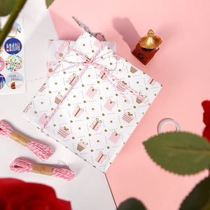 2025 New Product Launch Fashion Simple Cute 43*300CM <b>pink</b> Gift <b>Wrapping</b> <b>Paper</b> - Product Image 6