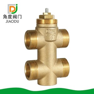 Vanne d'angle Jiaodu Dn15 Dn20 Dn25 avec actionneur manuel pour systèmes CVC - Product Image 4