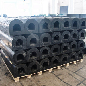 Pare-battages marins en caoutchouc de type D personnalisés – Pare-battages en caoutchouc en forme de D pour quais et navires avec caractéristiques anti-âldonnement et de sécurité - Product Image 1