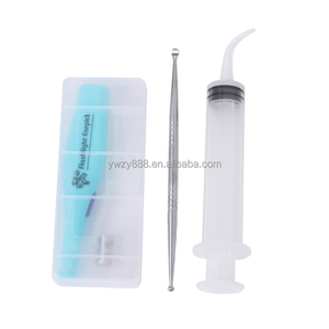 Kit de nettoyage de la pierre ponce, produits de blanchiment des dents, avec boîte lumineuse LED + seringue d'irrigation + extracteur de pierre de qualité supérieure, 02 - Product Image 2