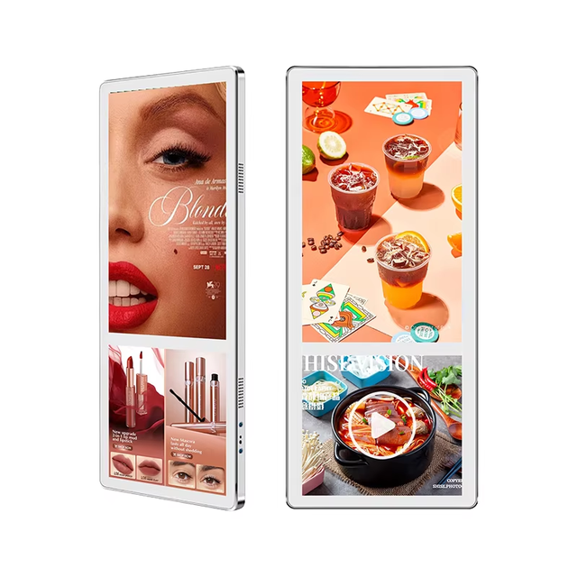 18.5 Inch Dual Display Elevator LCD Advertising Digital Poster Android Smart TV Lift Monitor Indoor Carpark