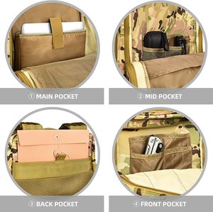 Sac à dos tactique Oxford 900d de qualité supérieure personnalisé 2025, sac à dos de combat, sac à dos de randonnée, sac à dos - Product Image 4