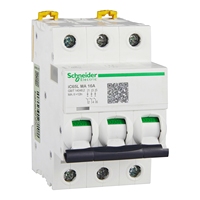 Disjoncteur Schneider IC65LMA 2P 16A 63A MCB/RCCB 400V 16kA Montage à clipser