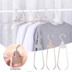 Travel Folding Hanger Multifunctional Storage Hanger Wide Shoulder Non slip and Non slip Hanger