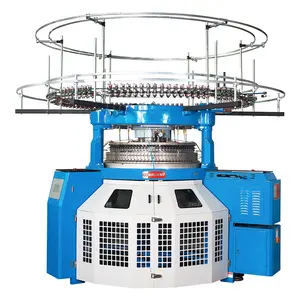 Circular Knitting Machine WELLKNIT Rib Oil Soaking Main Girder Double Jersey Rib T-shirts Industrial Fabric