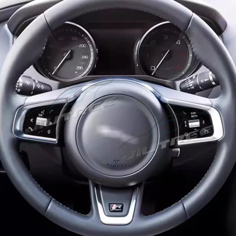 SWC For Jaguar XF XFL XE XEL F-Pace 2016-2020ステアリングホイールコントロールノブコントロールキーDld新しいボタンを変更