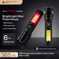 Linterna LED de Aleación de Aluminio para Camping, Resistente al Agua IP44, Recargable, Ultra Potente, Alcance de 500m, 5 Niveles de Intensidad
