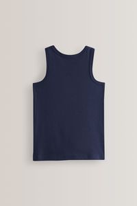 Camiseta sin Mangas CELINNE para Niños, 100% Algodón, Colores Sólidos, Básica, para Verano - Product Image 3